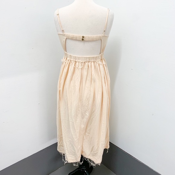 Urban Outfitters Linen Blend Raw Hem Dress - Picture 6 of 11